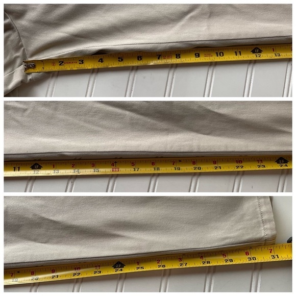 Pendleton Khaki Trouser Pant Tan Brown Beige Size 14 Office Business Casual 32L - Picture 5 of 8